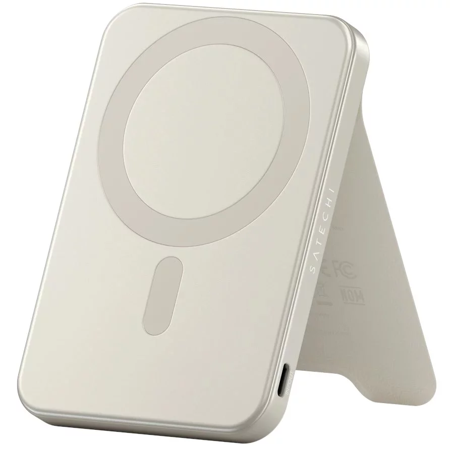 Image Внешний аккумулятор SATECHI Qi2 5000mAh, Sand