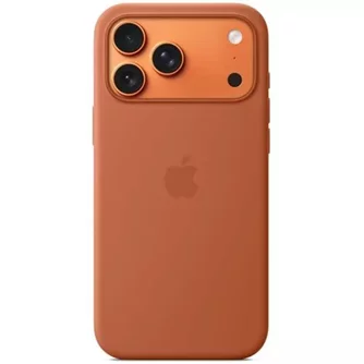 Husă din silicon pentru iPhone 17 Pro cu MagSafe - Terra Cotta