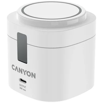 Încărcător wireless Canyon 4 in 1, White