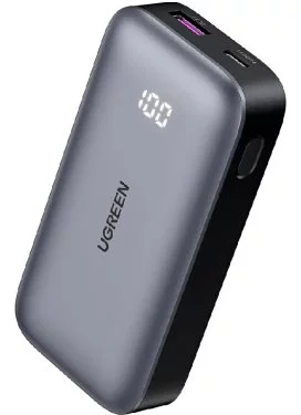 Image Внешний аккумулятор UGREEN Two-way Fast Charging 10000mAh, Grey