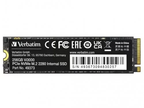 Image Накопитель Verbatim Vi3000 M.2 NVMe SSD 256GB