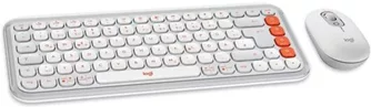 Комплект Logitech POP Icon Keys Off White Orange