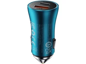 Автомобильная зарядка Baseus Golden Contactor Max, Blue