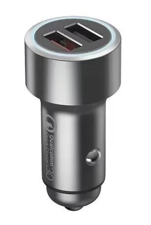 Зарядка 70mai 2xUSB QC3.0, Silver