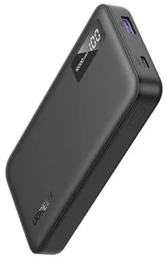Внешний аккумулятор UGREEN Digital Display, 10000mAh, 22.5W, Black