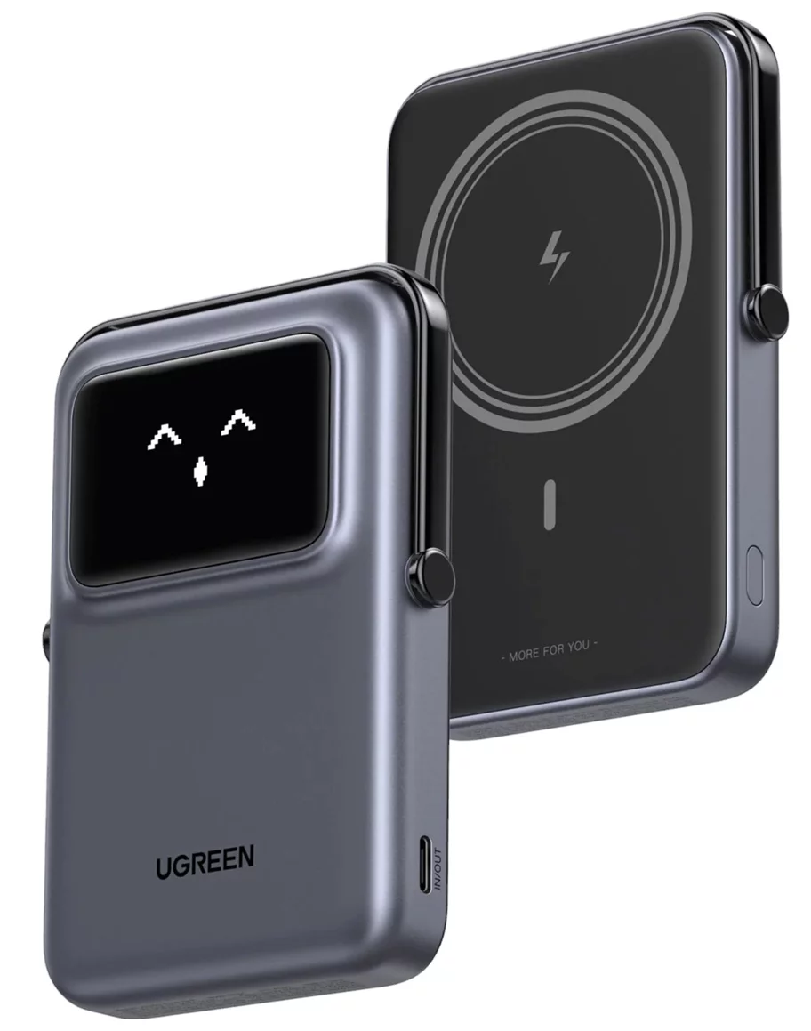 Image Baterie externă UGREEN Uno Series Magnetic 10000mAh, Space Gray