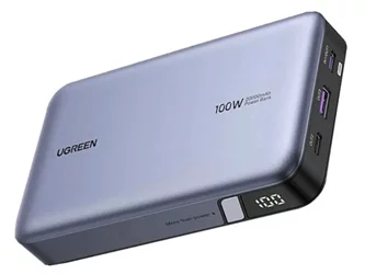 Baterie externă UGREEN Nexode Two-way Fast 20000mAh, 100W, Grey