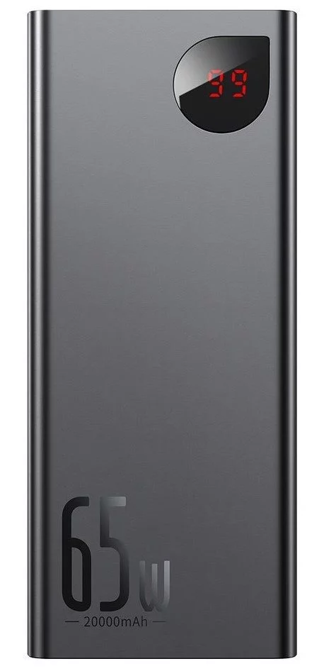 Image Внешний аккумулятор Baseus Adaman 20000mAh 65W, Black