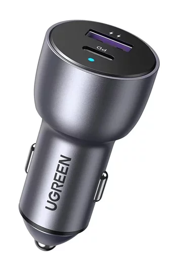 Încărcător UGREEN USB-A+USB Type-C 60W, Grey