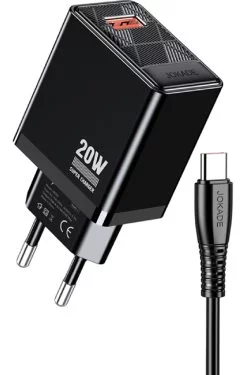 Încărcător Jokade JB086 20W, cablu Type-C , Black