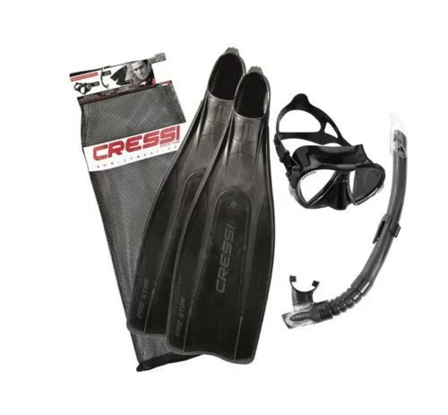 Image Set masca+tub+labe inot PRO STAR BAG black XL