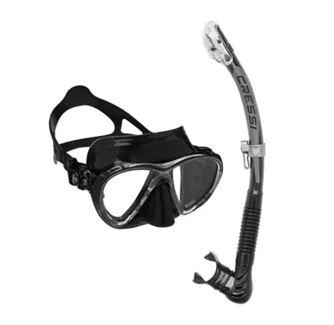 Set masca+tub inot BIG EYES+ALPHA black