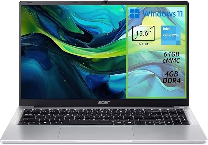 Image Ноутбук Acer Aspire Lite AL15-32P-C9QZ  (N4500, 4GB, 128GB, Win 11) Silver