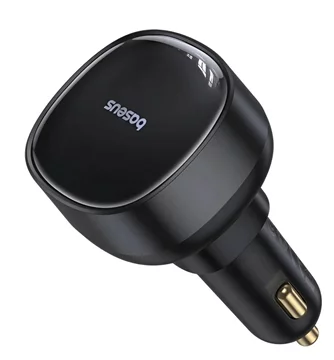 Зарядка Baseus Retractable  Enjoyment Pro 60W Cluster, Black