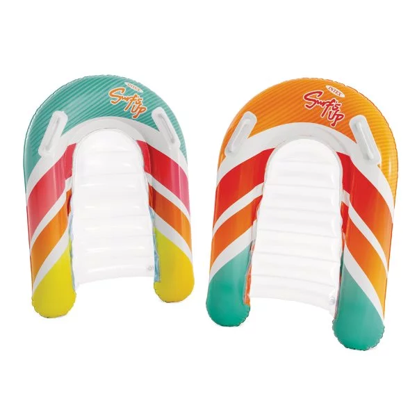 Image Plută-saltea gonflabilă cu mânere „Prinde valul” 79х58 cm