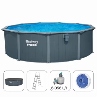 Бассейн Bestway Hydrium 488×132 см