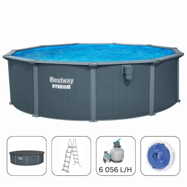 Image Бассейн Bestway Hydrium 488×132 см