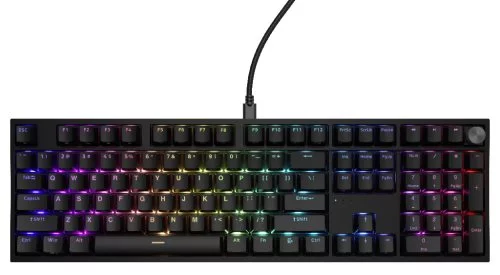 Image Клавиатура Genesis Thor 404 US, Black (Oetemu Peach Silent)