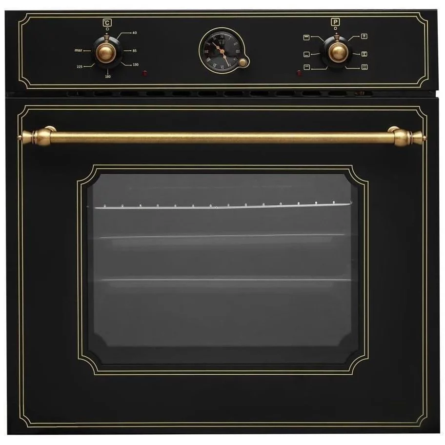 Image Cuptor încorporabil Zanetti ZCE 60T BLACK RUSTIK