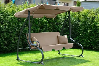 Скамья-качели FunFit Garden Relax Plus 1602 Beige