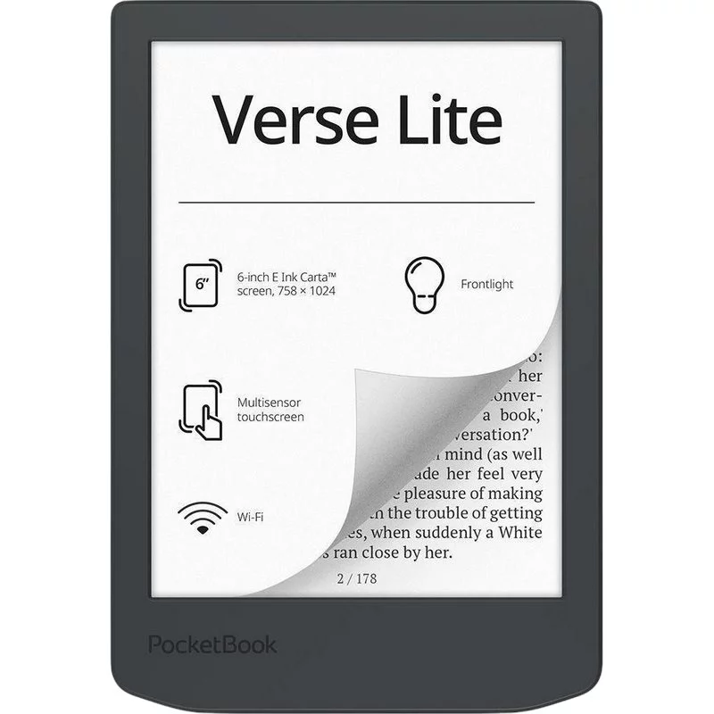 Image Электронная книга PocketBook 619 Verse Lite, Mist Gray