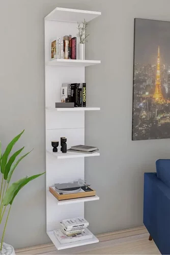 Стеллаж навесной Bofigo 6 полок White