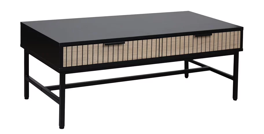 Image Журнальный столик Merlin 100x48x40H, Wood/Black