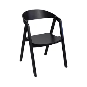 Image Scaun Guru Black+Black Leg