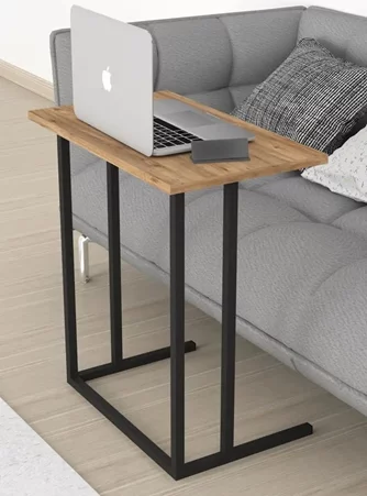 Birou computer Fabulous Metal Pine/Black