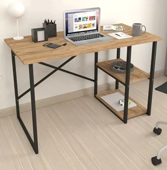 Письменный стол Bofigo 2 полки Pine/Black