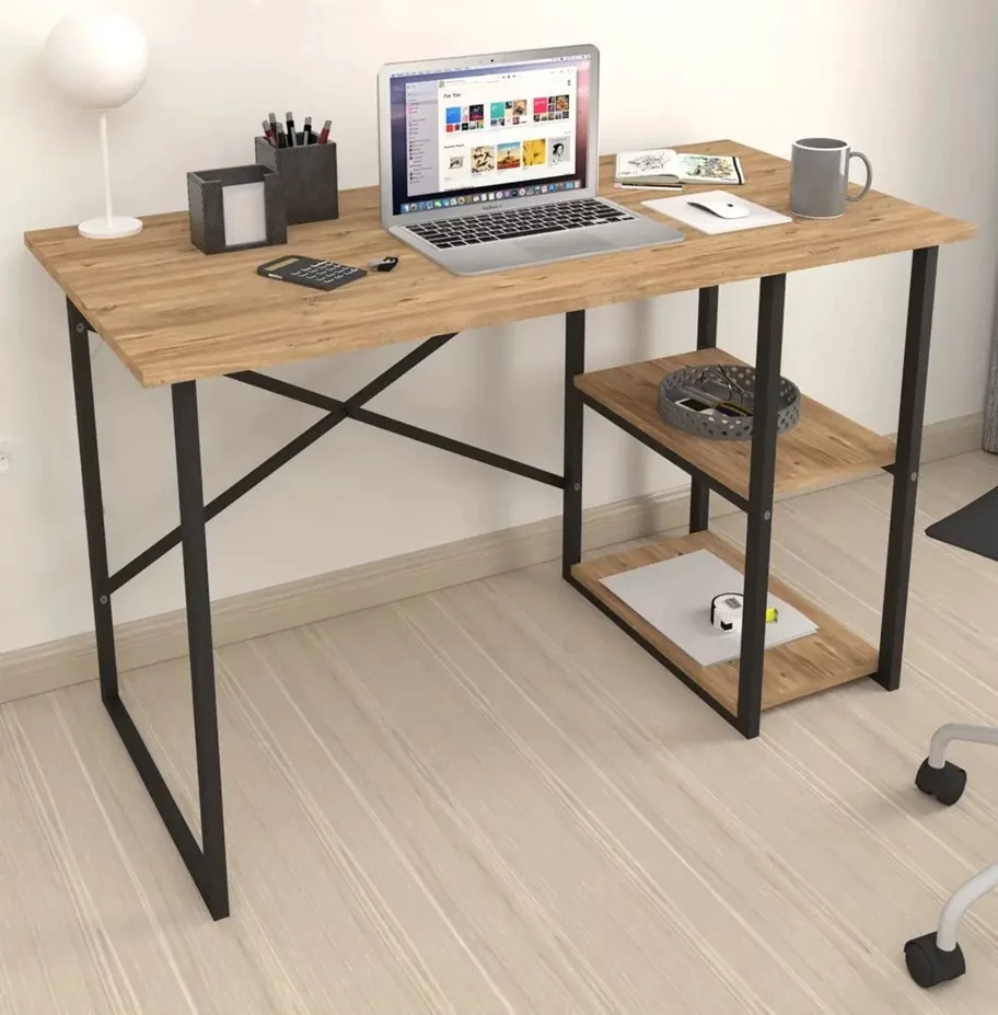 Image Письменный стол Bofigo 2 полки Pine/Black