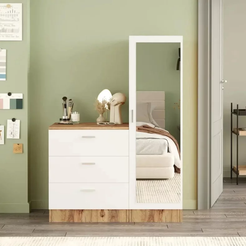 Image Комод Mirage Design Nancy CC6-AW Pine/White