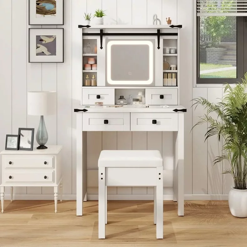 Image Туалетный столик Costway HU10928DE-WH+ White