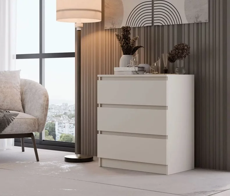 Image Комод Modern Komfi 75cm Brandy Castello Oak/Craft Oak White