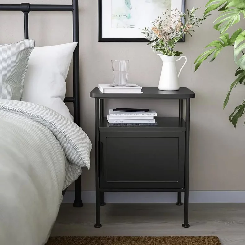 Image Тумба прикроватная Ikea Grafjallet антрацит