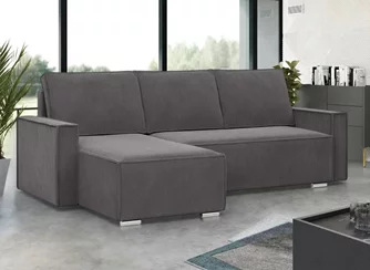 Canapea colțar Magnifico Meble Noto LL Poso 022 Dark Grey