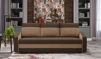 Диван Magnifico Meble Orion Bonell Mikrofaza 20/Mikrofaza 48 Brown/Cappuccino