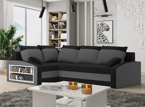 Image Диван угловой Magnifico Meble Grande Left Shelf Bonell 15/27 Left Black/Grey
