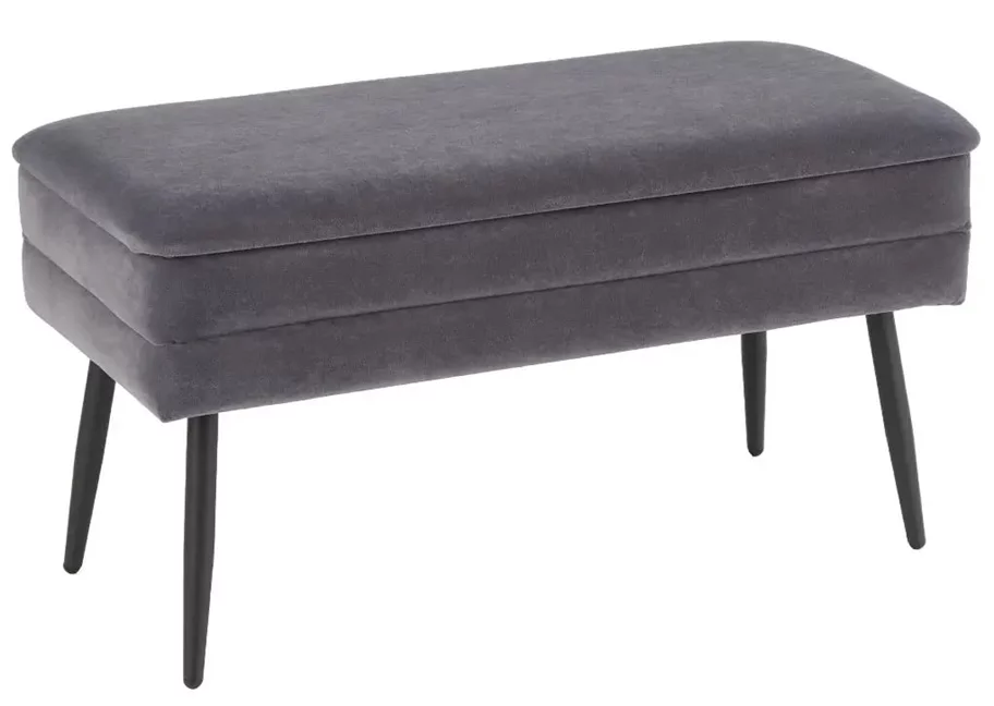 Image Банкетка Halmar Velva Gray/Blac