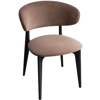 Scaun pentru bucătărie Roses Royal Velvet 4+Black  Legs