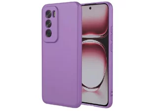 Image Чехол WOO OPPO Reno 12 Silicone Neo Soft, Purple