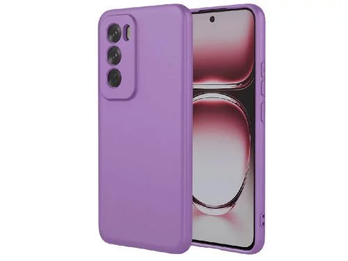 Image Чехол WOO OPPO Reno 12 Silicone Neo Soft, Purple