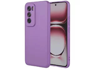 Image Чехол WOO OPPO Reno 12 Pro, Silicone Neo Soft  Purple