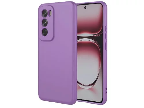 Image Чехол WOO OPPO Reno 12 Pro, Silicone Neo Soft  Purple
