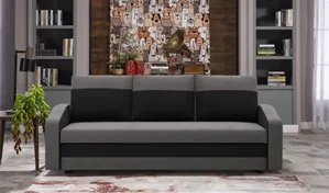 Image Canapea Magnifico Meble Orion Bonell Mikrofaza 27/Mikrofaza 15 Grey/Black