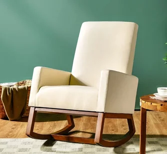 Кресло-качалка Costway HW66977BE Beige