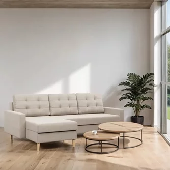 Canapea colțar Magnifico Meble Blank LL Bonell Paros 02 Beige