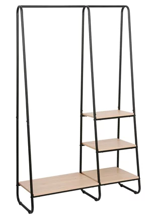 Image Вешалка Hampton 101x40x170H Stejar/Black