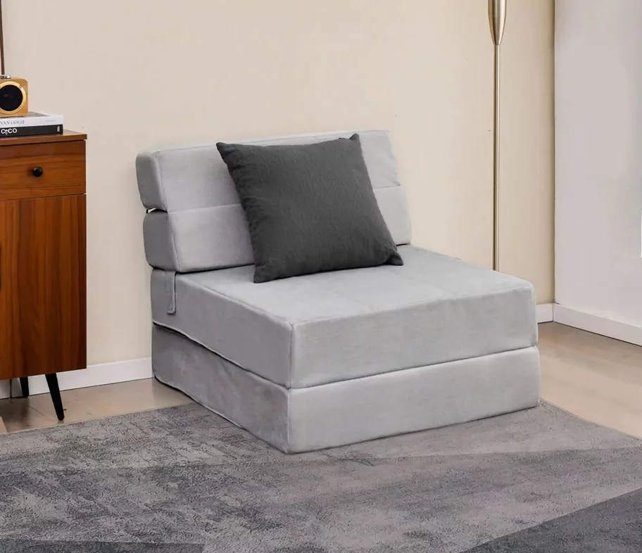 Image Мягкий шезлонг Costway HU10477GR Grey