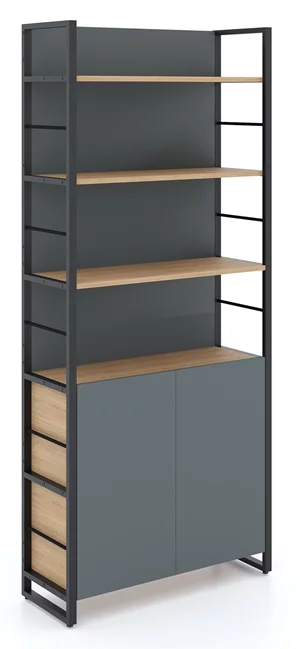 Image Стеллаж Urban 90 Box (с цельной задней панелью и решёткой)